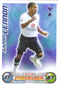 Aaron Lennon Tottenham Hotspur 2008/09 Topps Match Attax #296